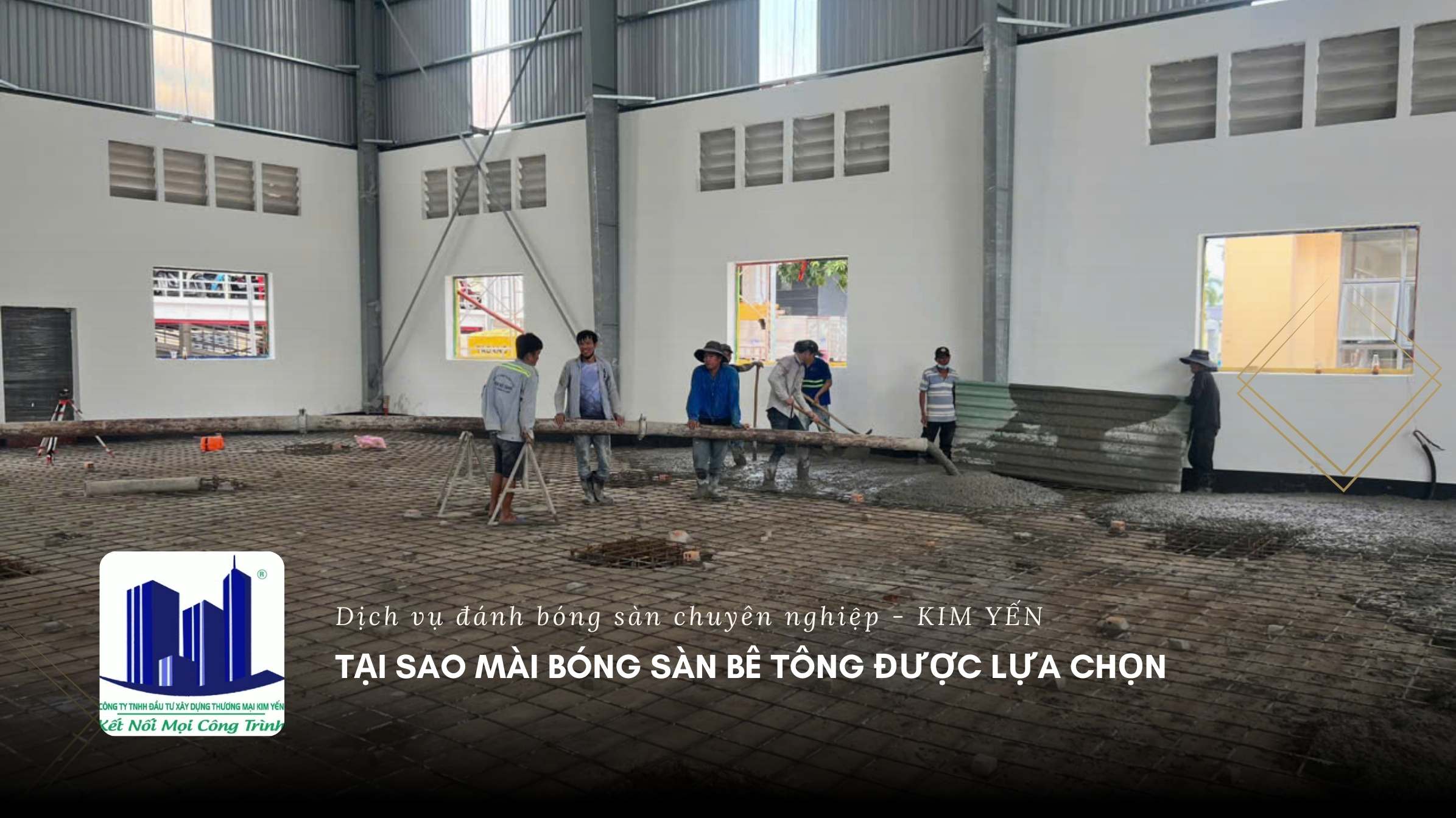 Tại sao mài bóng sàn bê tông được lựa chọn Tại sao mài bóng sàn bê tông được lựa chọn