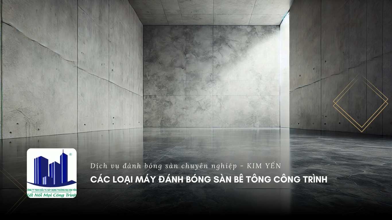 Các loại máy đánh bóng sàn bê tông công trình Các loại máy đánh bóng sàn bê tông công trình