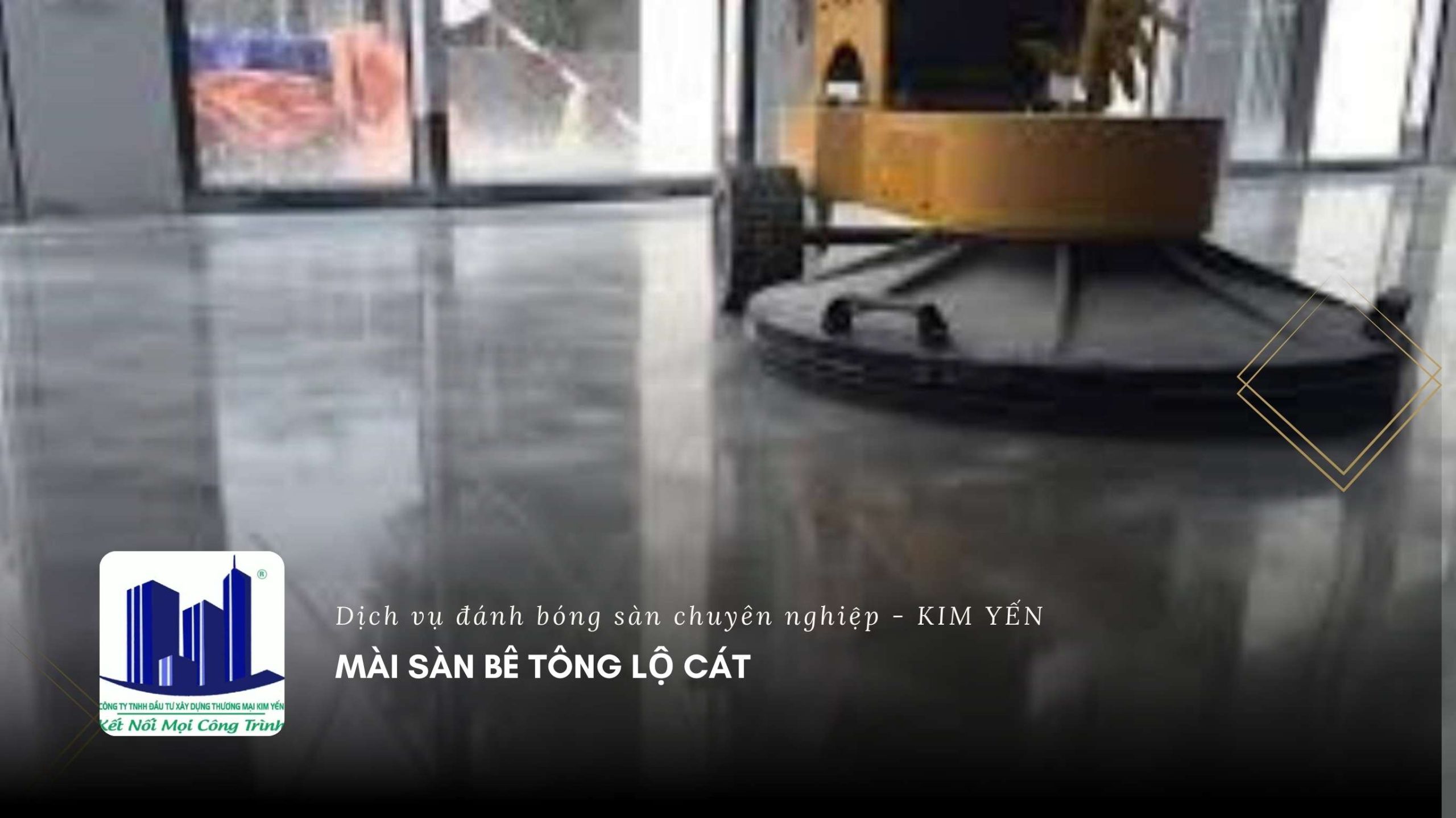 Mài sàn bê tông lộ cát Mài sàn bê tông lộ cát