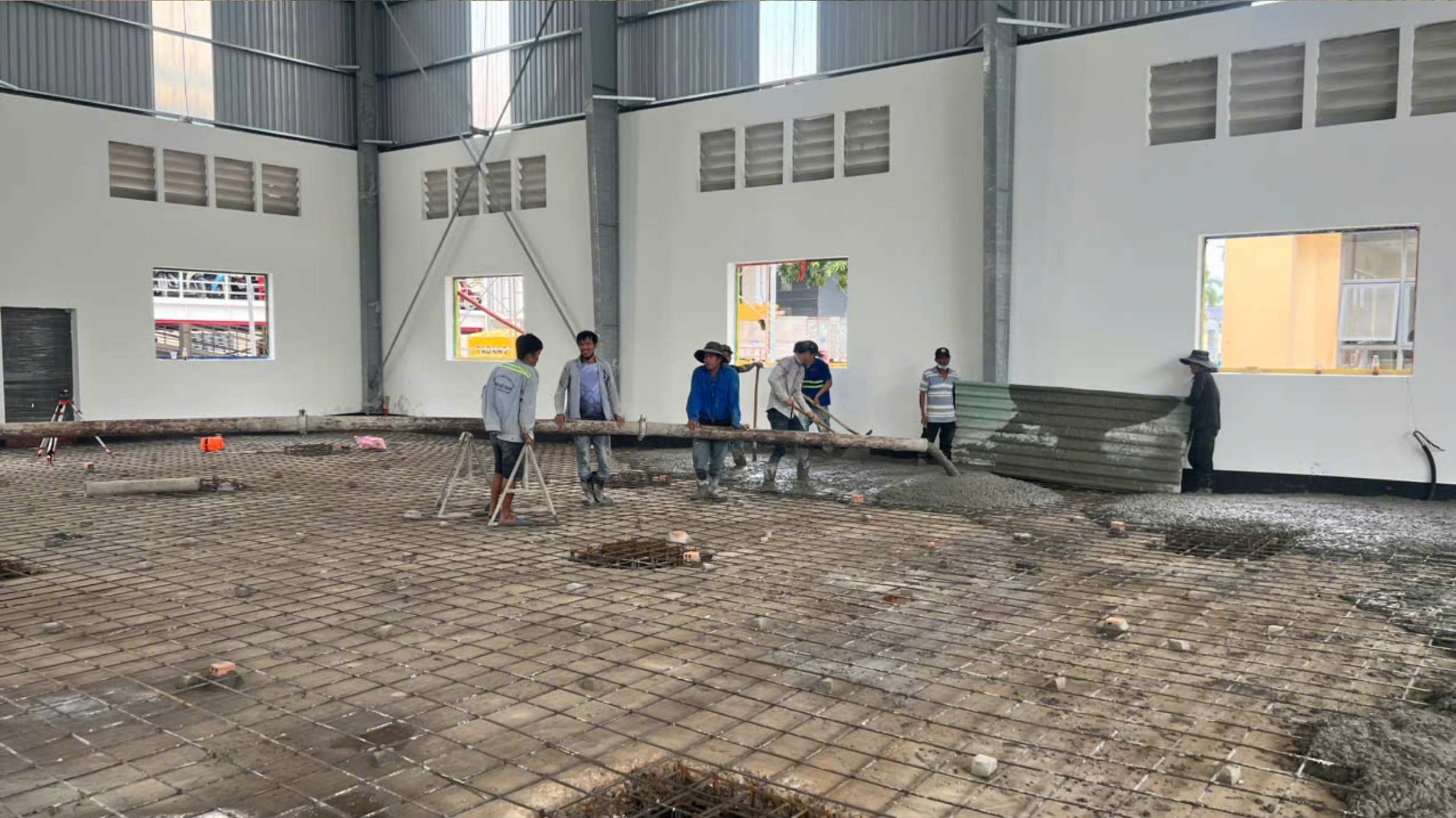 Quy trình thi công xoa nền bê tông