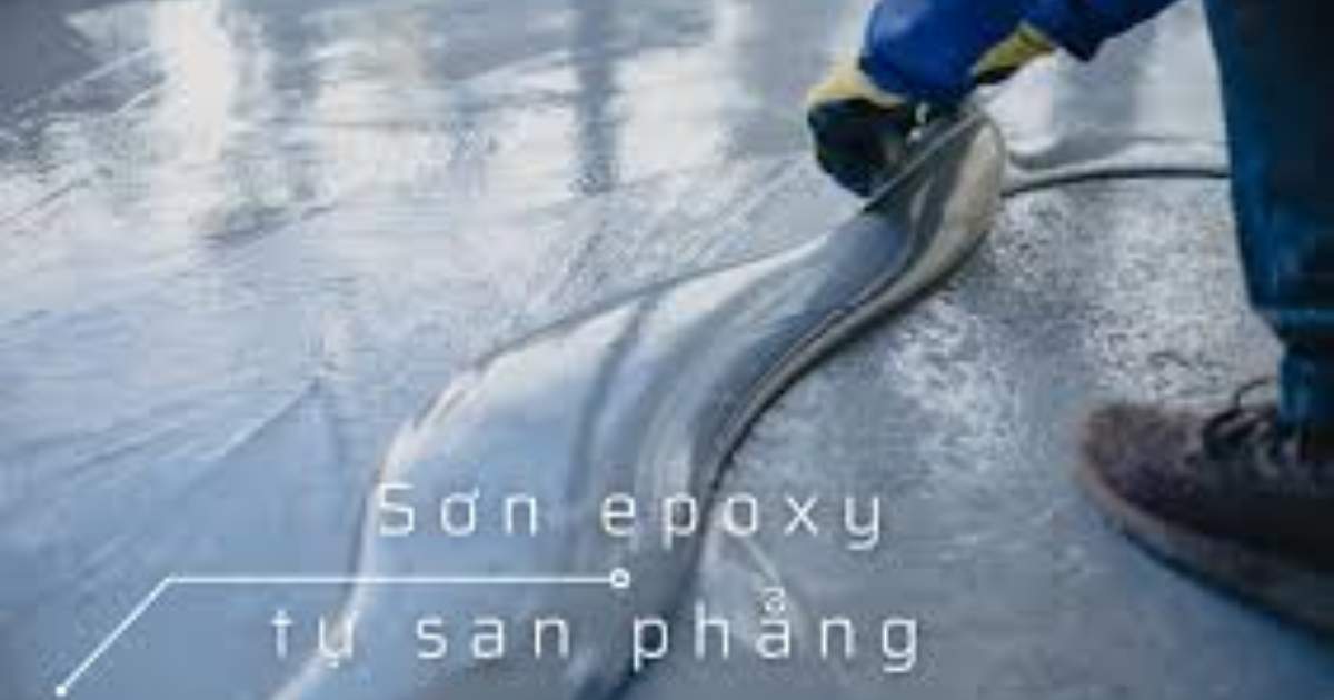 Thi công sơn epoxy tự san phẳng