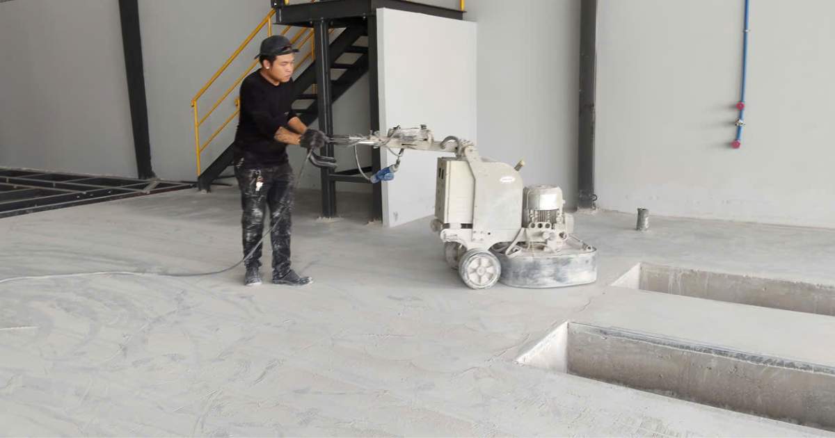 Dịch vụ đánh bóng sàn bê tông long an
