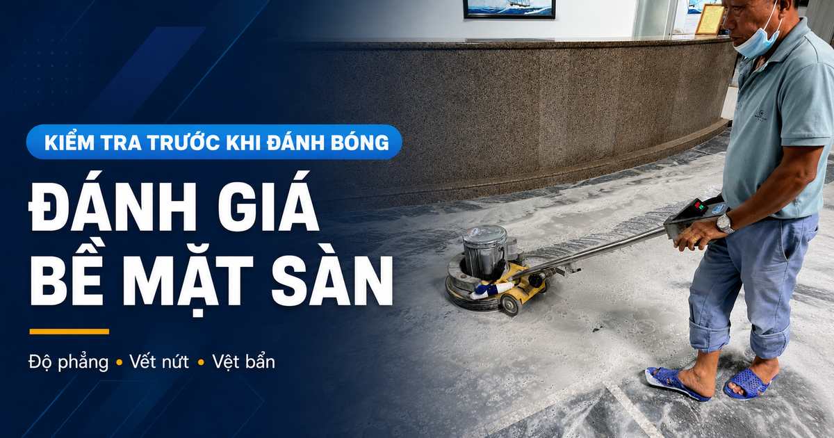 Chuẩn bị mặt bằng sàn nhà xưởng Khu vực sàn nhà xưởng được chuẩn bị trước khi hoàn thiện bề mặt