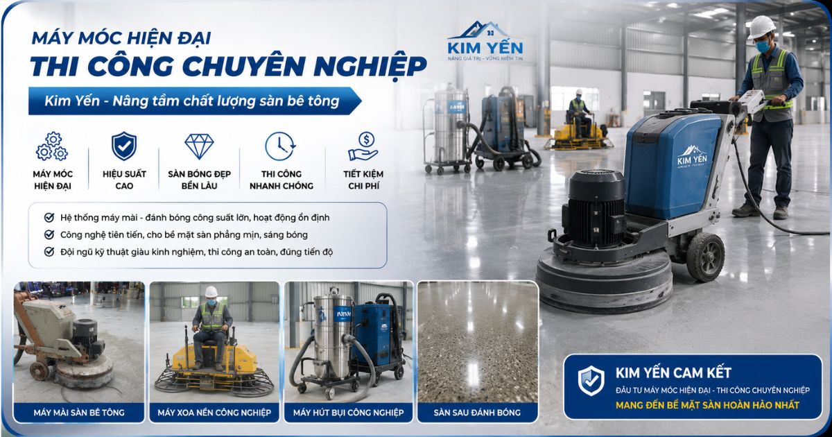 Máy móc hiện đại công ty Kim Yến