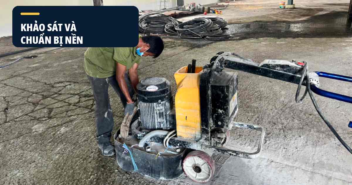 Câu hỏi trước khi thi công sơn epoxy khi mài sàn nhà xưởng Câu hỏi trước khi thi công sơn epoxy khi mài sàn nhà xưởng