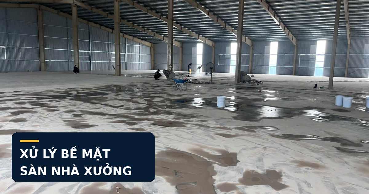 Khảo sát sàn bê tông nhà xưởng trước khi đánh giá khả năng chịu mài mòn