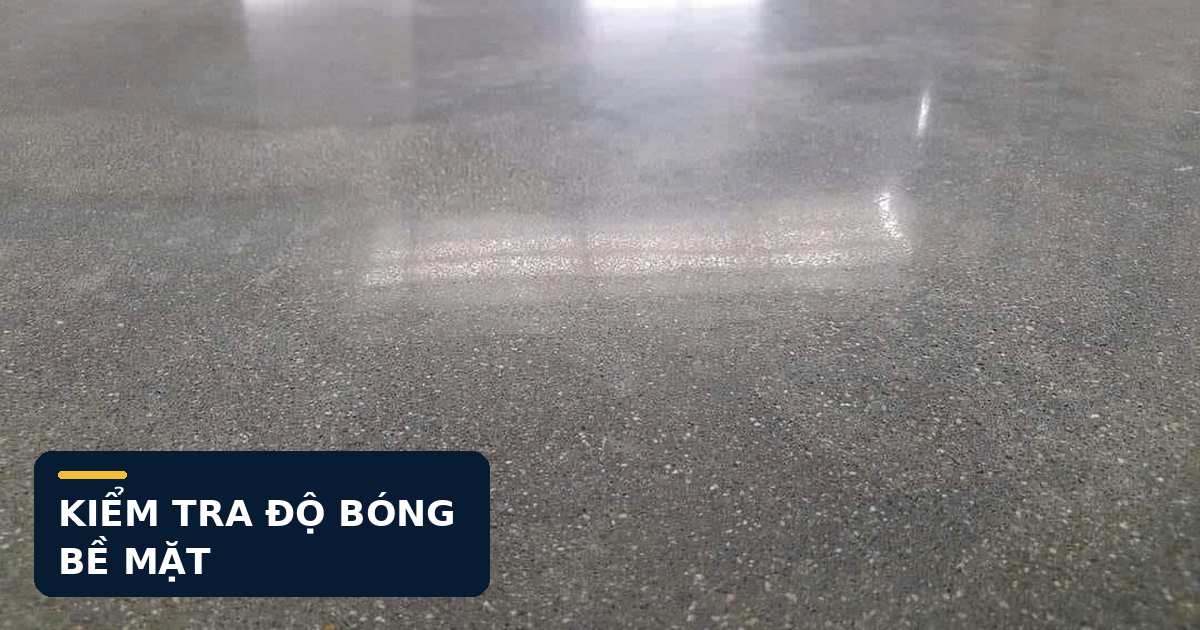 Thi công mài xử lý bề mặt sàn bê tông trong nhà xưởng
