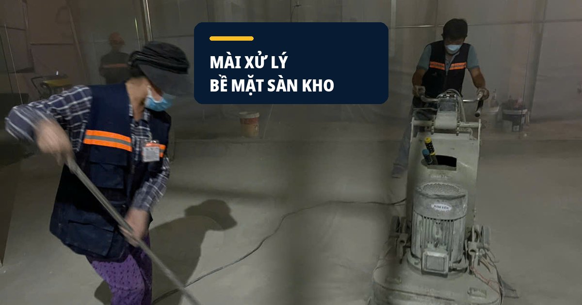 Thi công đánh bóng sàn bê tông Bình Phước trong kho chứa hàng Thi công đánh bóng sàn bê tông Bình Phước trong kho chứa hàng