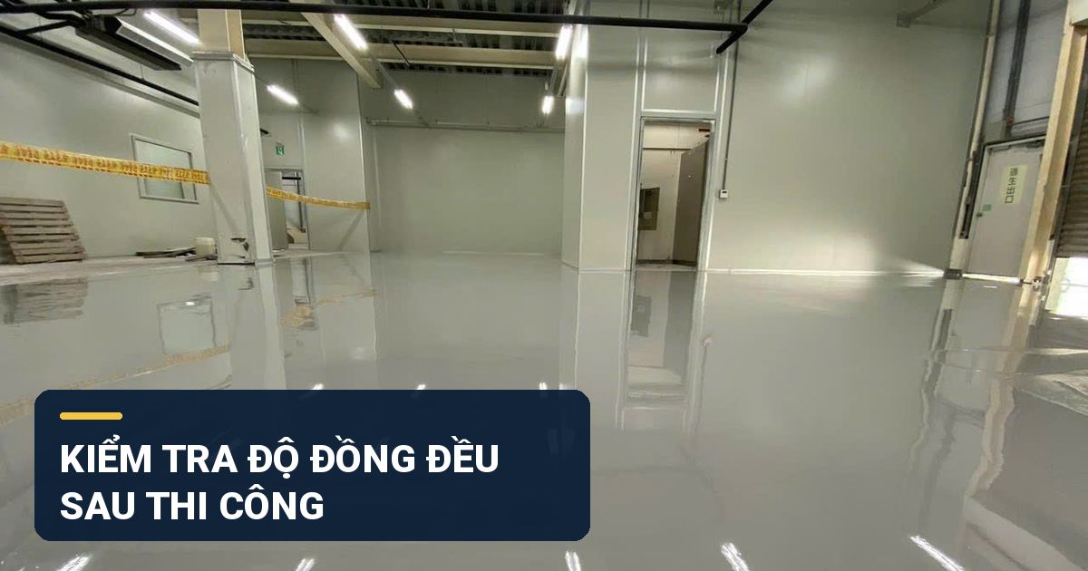chuẩn bị nền trước khi hoàn thiện sàn epoxy