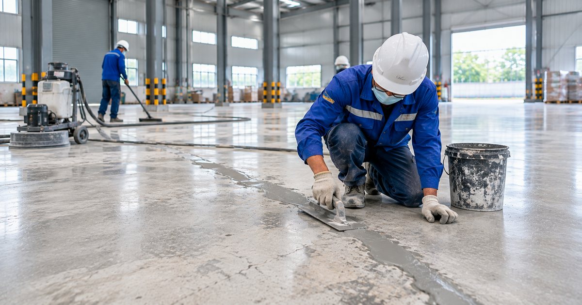 các yếu tố ảnh hưởng chi phí phục hồi sàn bê tông cũ