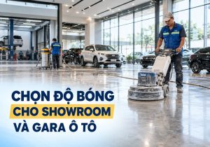 Chọn độ bóng cho showroom và gara ô tô tại Gia Lai