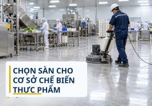 Chọn bề mặt sàn cho cơ sở chế biến thực phẩm tại Lâm Đồng