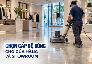 Chọn cấp độ bóng cho cửa hàng và showroom tại Vĩnh Long